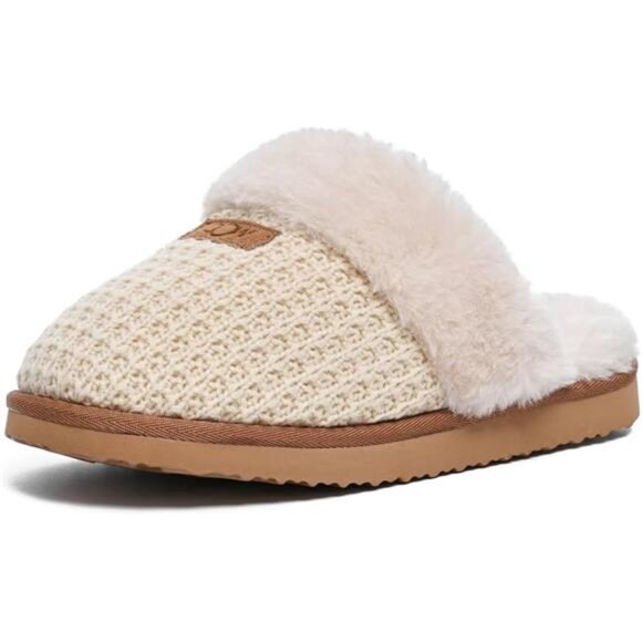 Cozy House Slippers for Women with Memory Foam Soft Warm Fuzzy Slippers - Picture 7 of 7